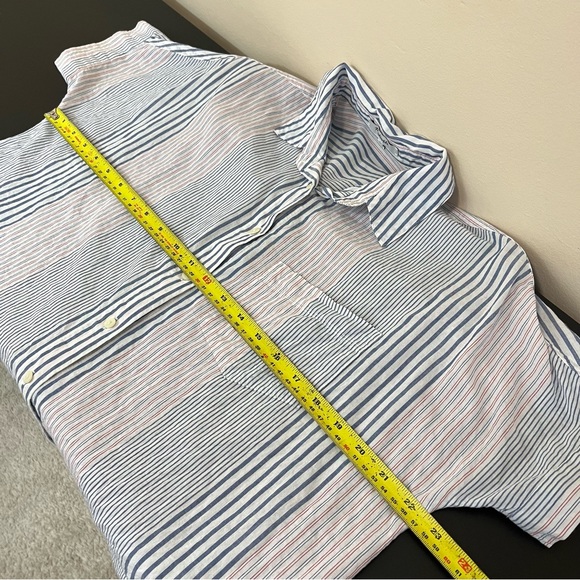 Madewell Short Sleeve Tie Front Shirt in Rawley Stripe - Picture 12 of 14